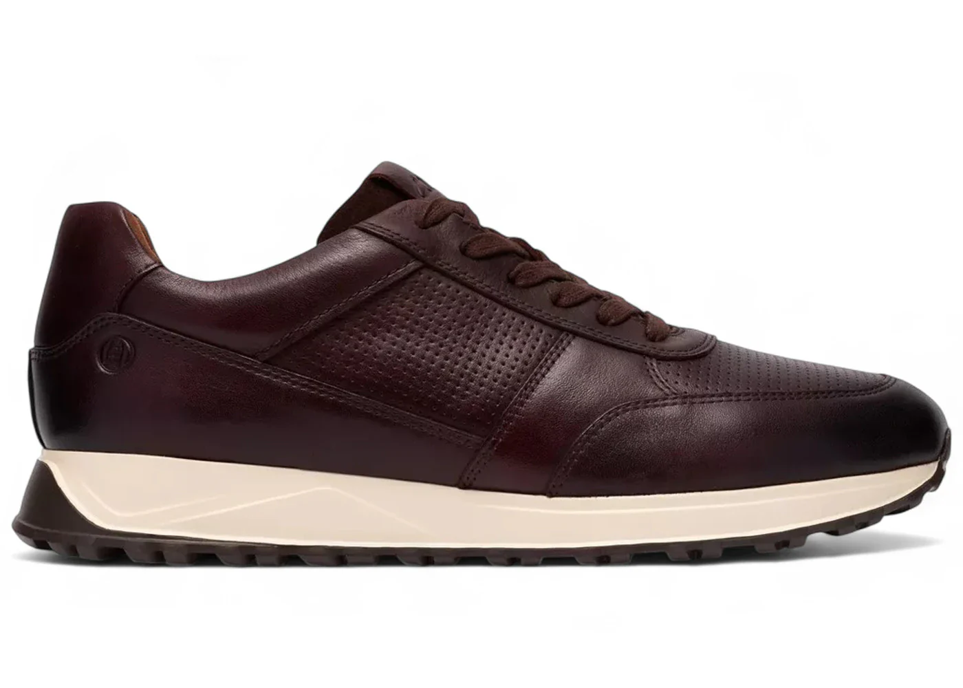 Clarks Radwell Tie Brown Leather