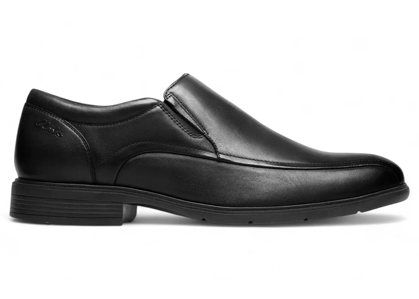 Clarks Steadwell Step Black Leather