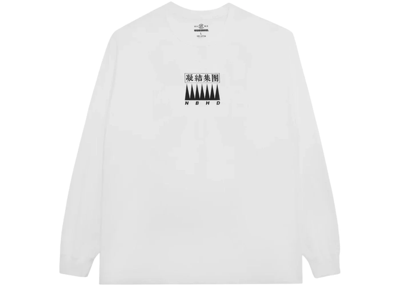 CLOT x Neighborhood LS T-shirt White