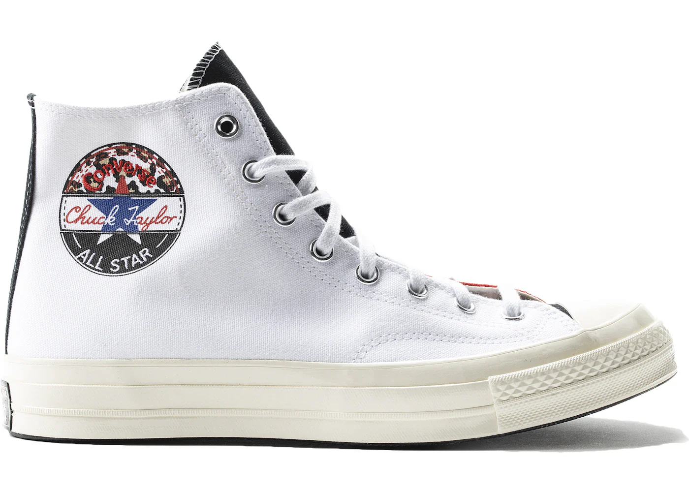 Converse Chuck 70 Hi Logo Play White University Red