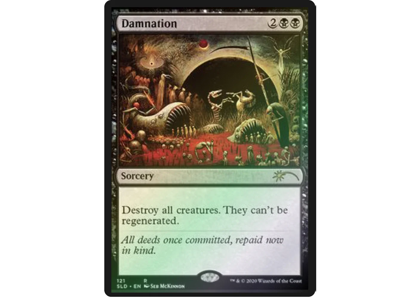 Damnation (Foil) Secret Lair Drop Series Rare #121 (Ungraded)