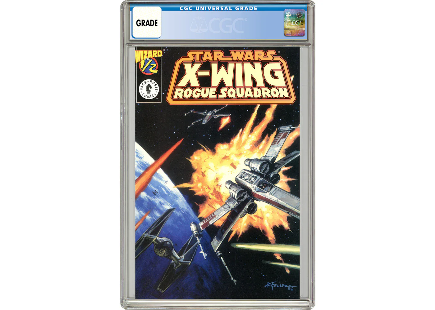 Dark Horse Star Wars X-Wing Rogue Squadron (1997) Wizard #1/2 1 Comic Book CGC Graded