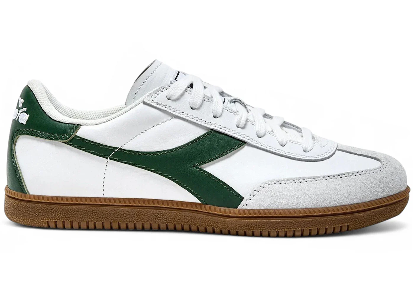 Diadora Trainer White Foliage Green Gum
