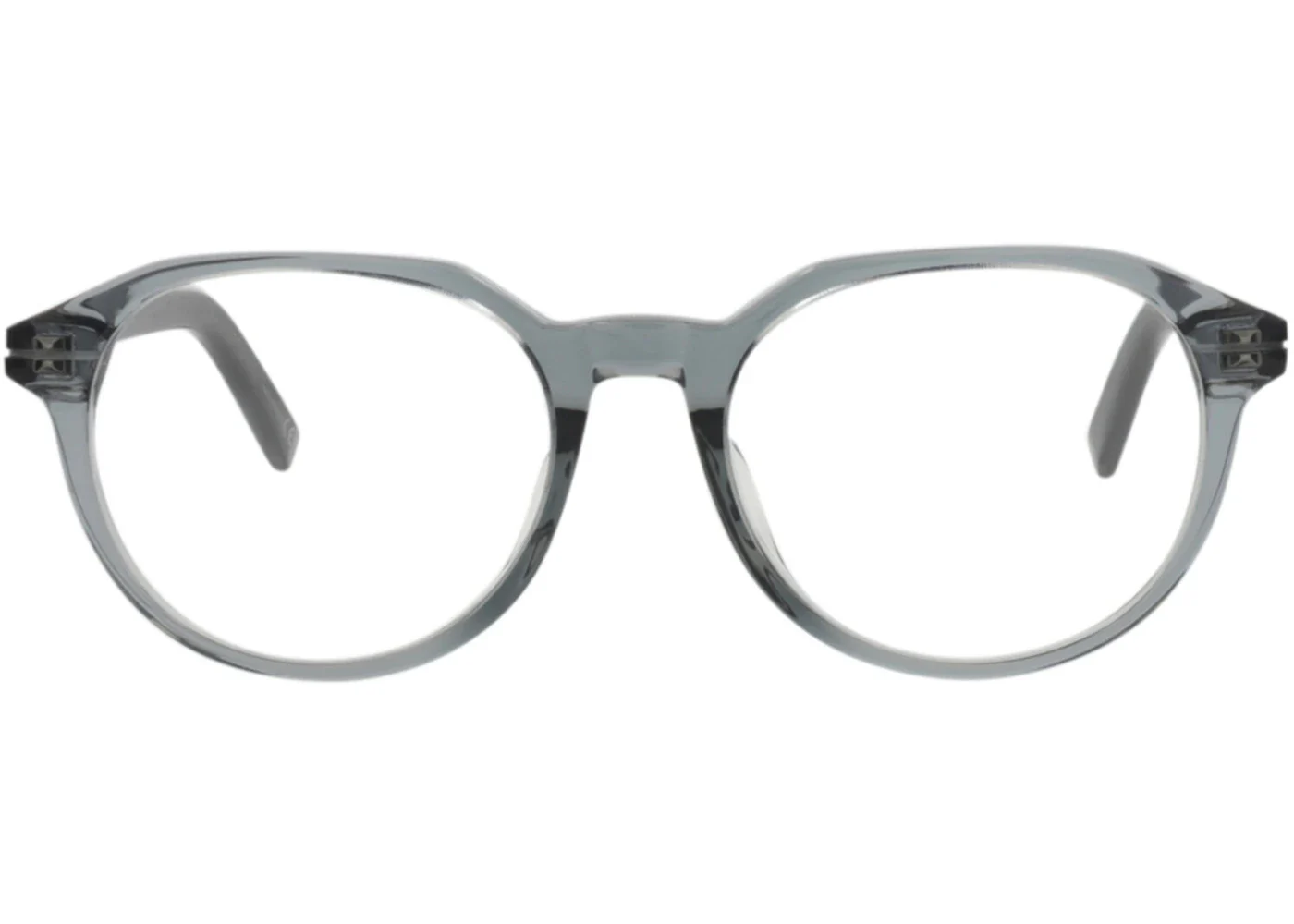 Dior Round-Frame Acetate Optical Frames Green Black Transparent (DM50004F-53-097)