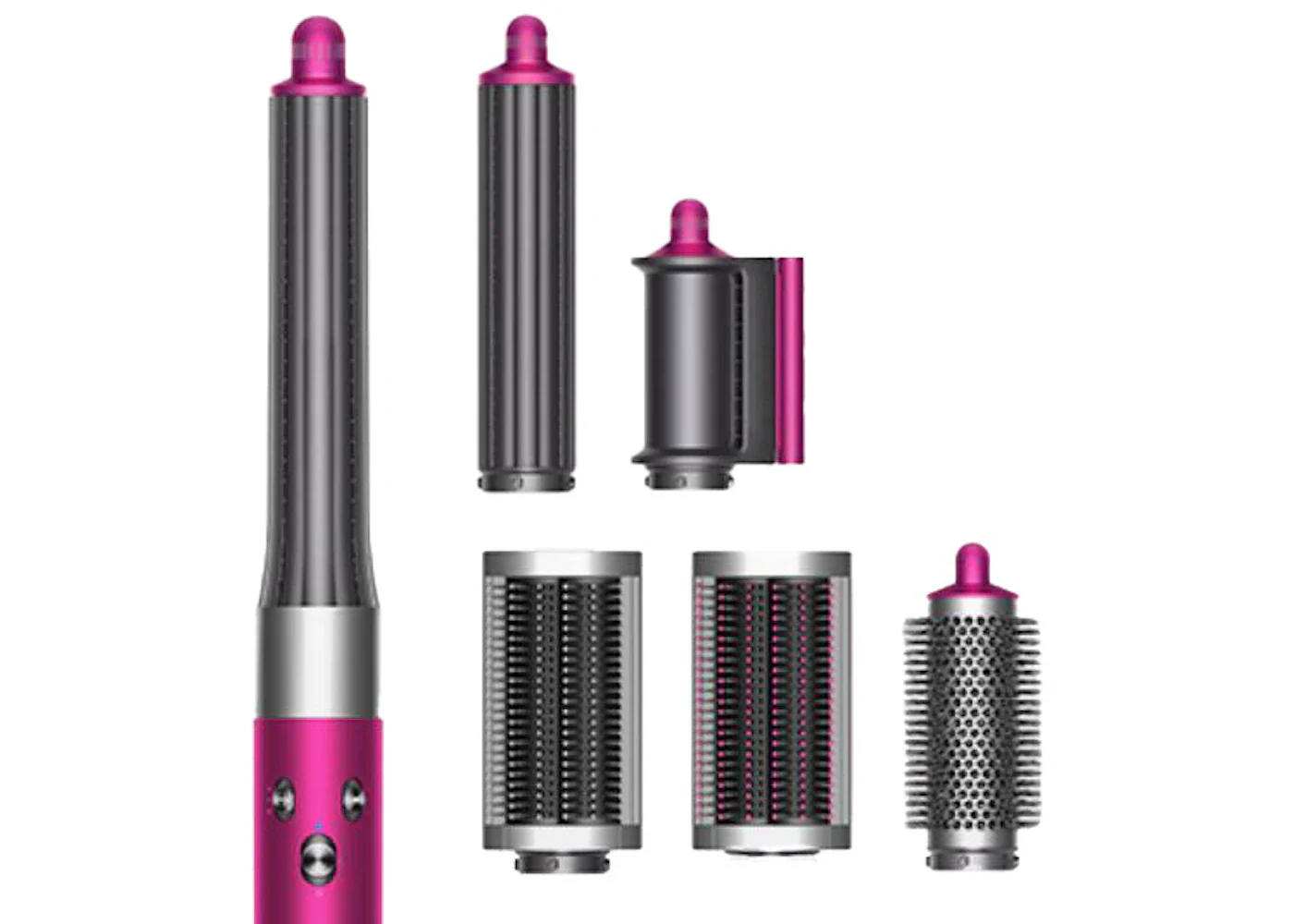 Dyson Airwrap Multi-Styler Complete Long (KR Plug) HS05 395836-01 Fushia/Nickel