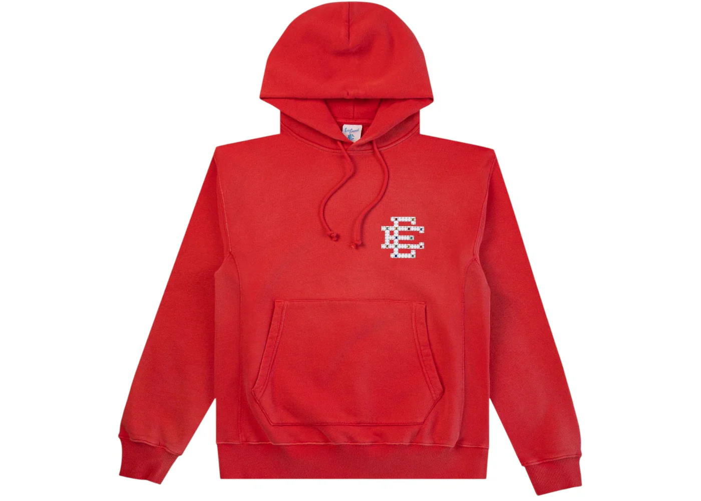 Eric Emanuel EE Basic/Core Studded Hoodie Red