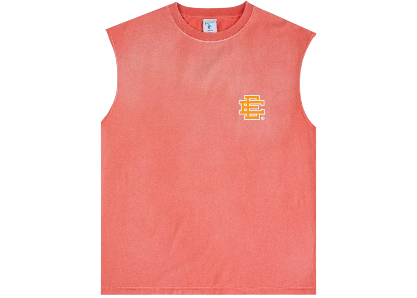 Eric Emanuel EE Basic Cutoff Tank Washed Red/Orange