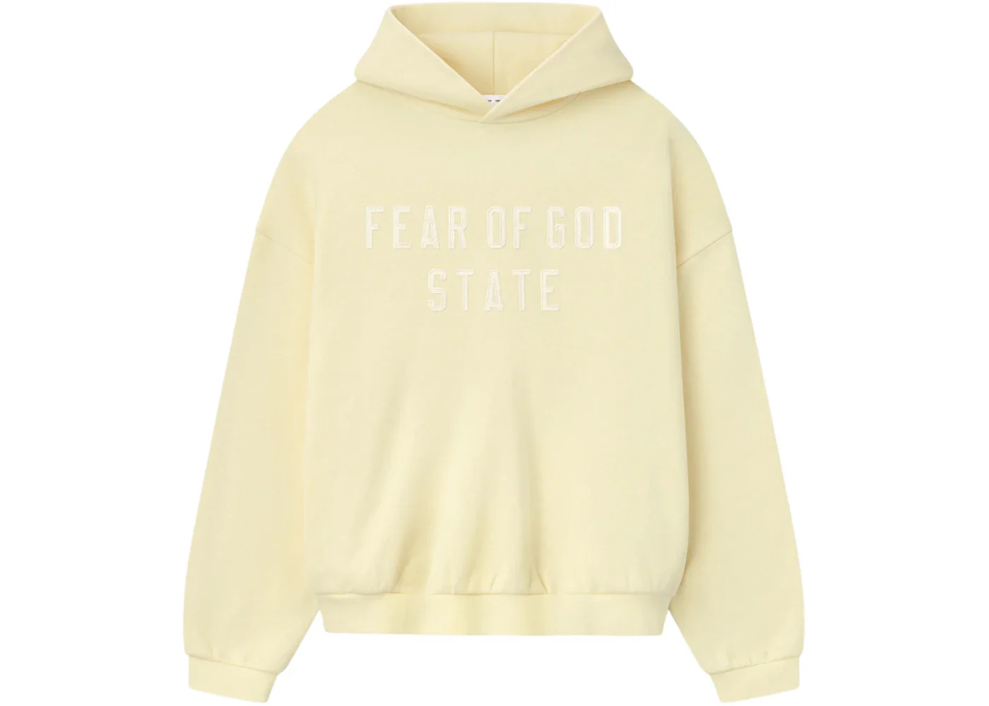 Fear of God Essentials 90's Fleece Hoodie Garden Yellow