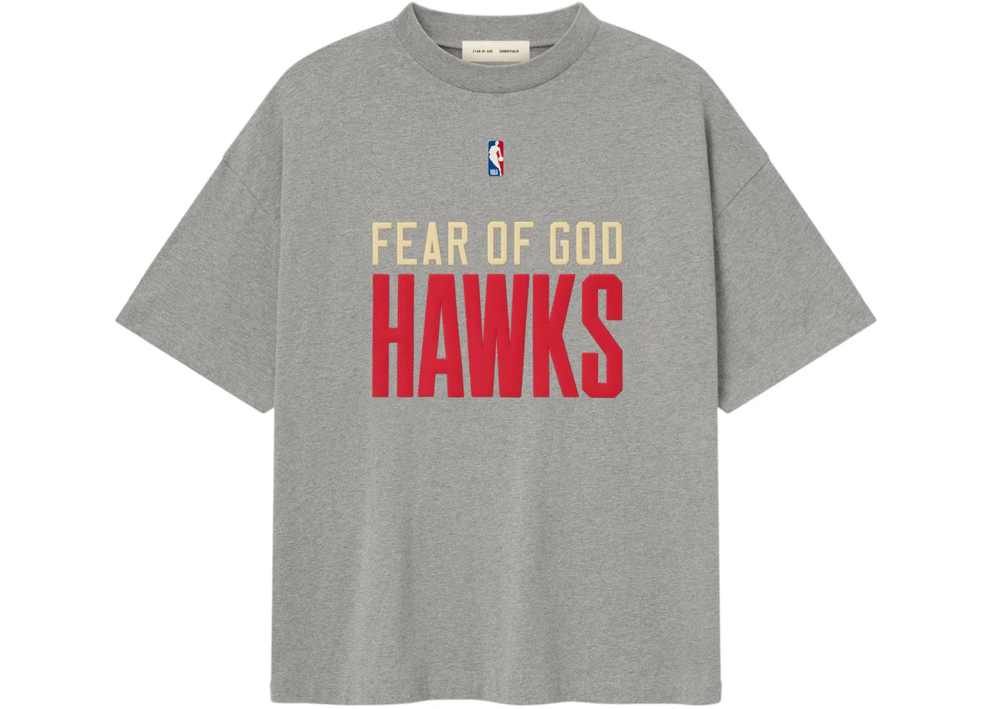 Fear of God Essentials Hawks 90's Tee Dark Heather