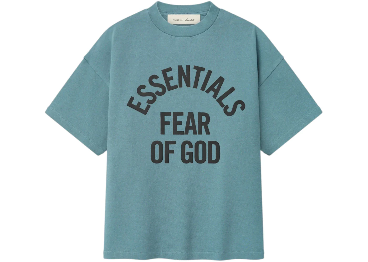 Fear of God Essentials Kids Campus 90's Short Sleeve Tee Faded Coastal