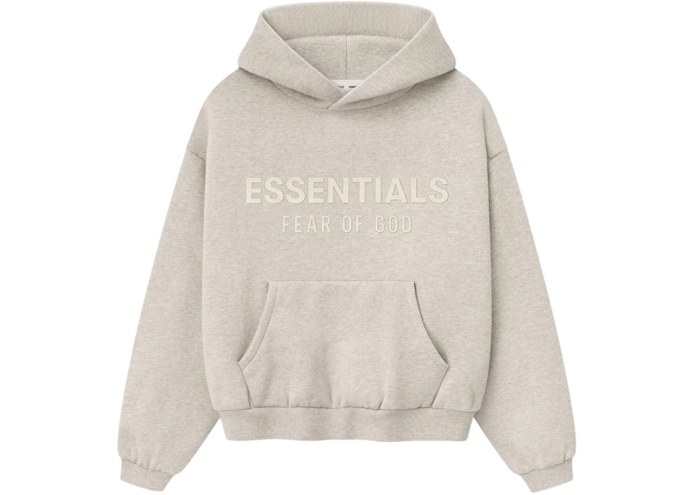 Fear of God Essentials Kids Classic Fleece Hoodie Heather Stone