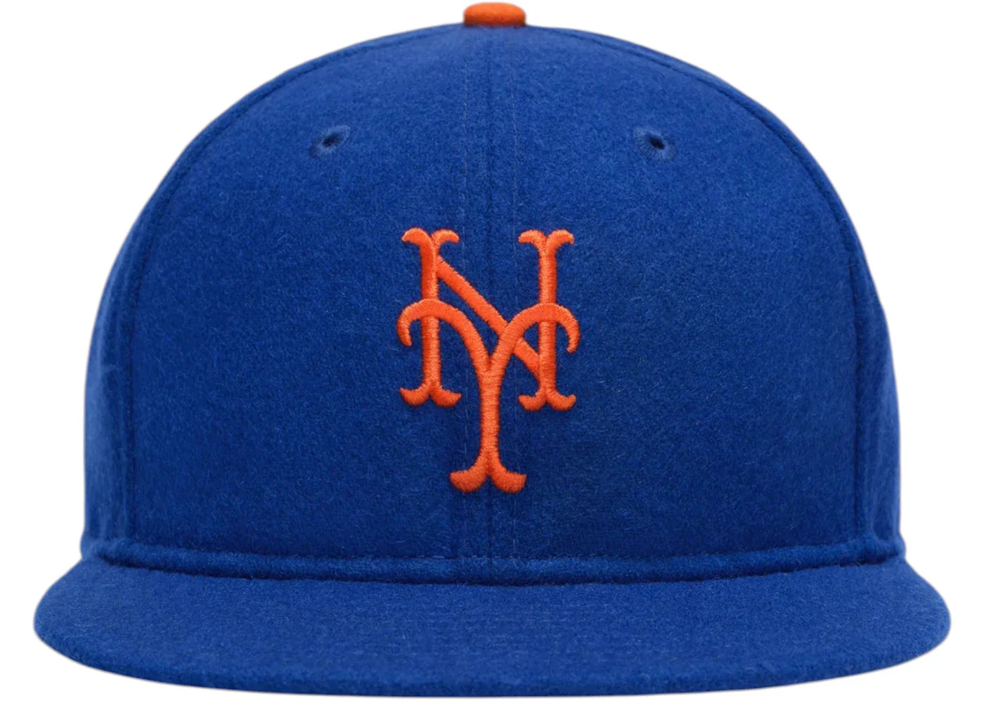 Fear of God Essentials New York Mets Wool Retro Crown 59FIFTY Fitted Cap Blue