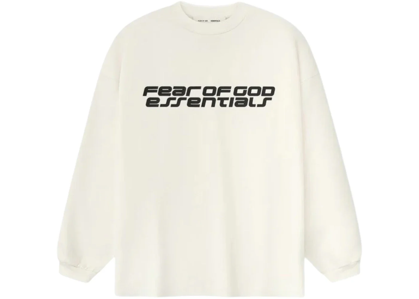 Fear of God Essentials Ponte 90's Long Sleeve Tee Ivory
