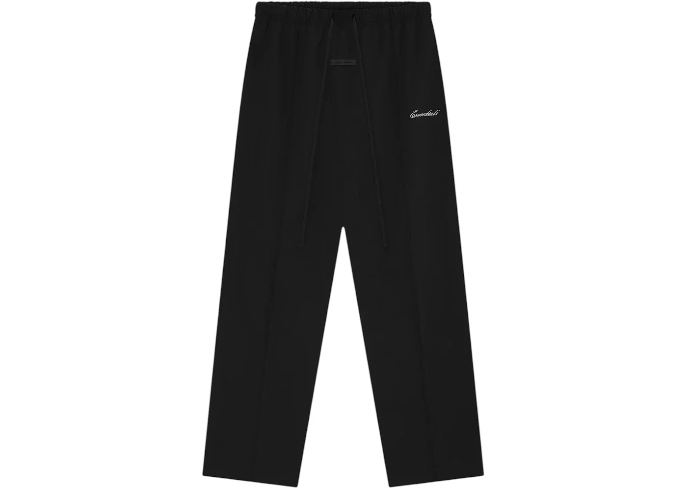 Fear of God Essentials Sporty Nylon Relaxed Trackpant Jet Black
