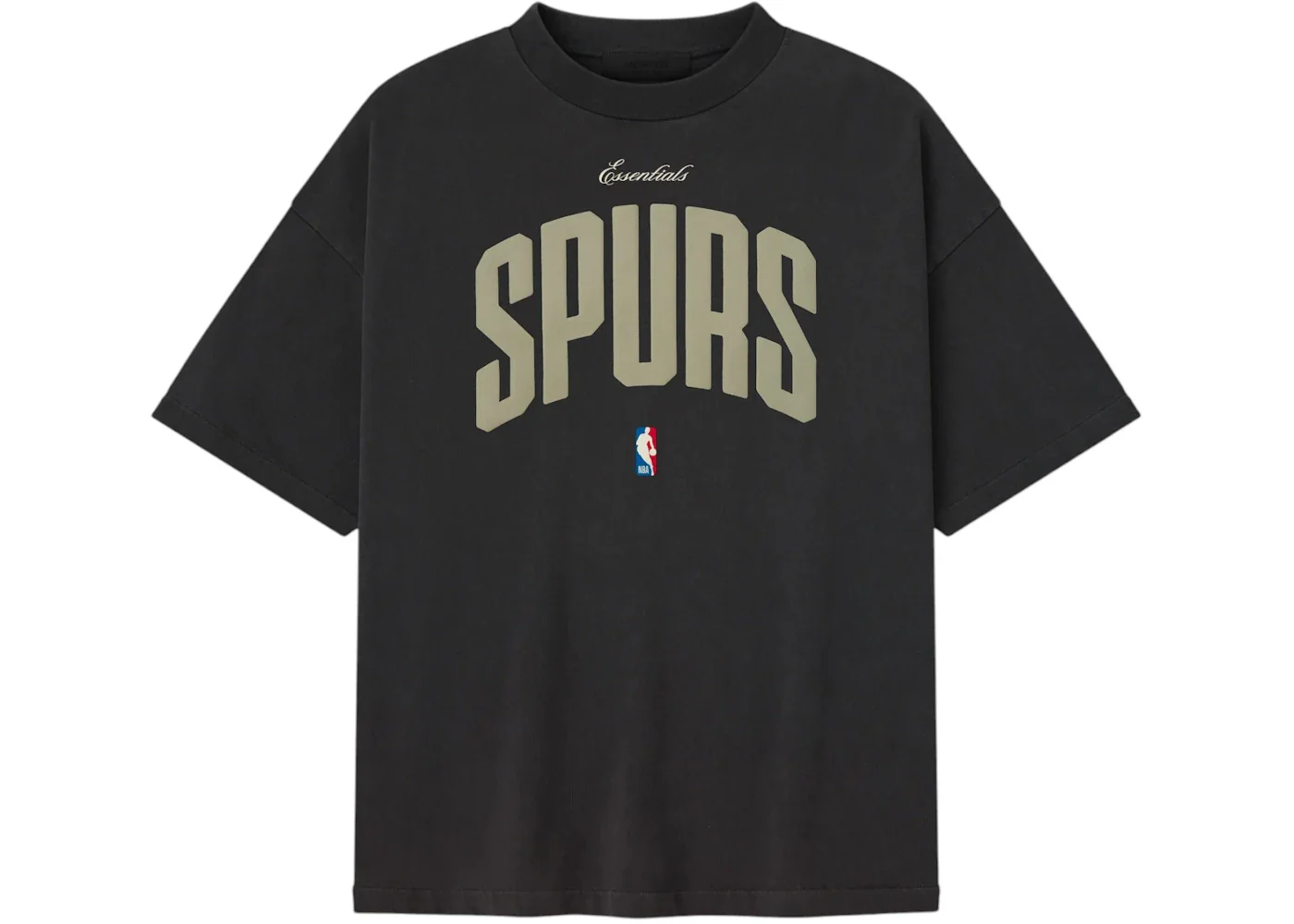 Fear of God Essentials Spurs 90's Tee Black