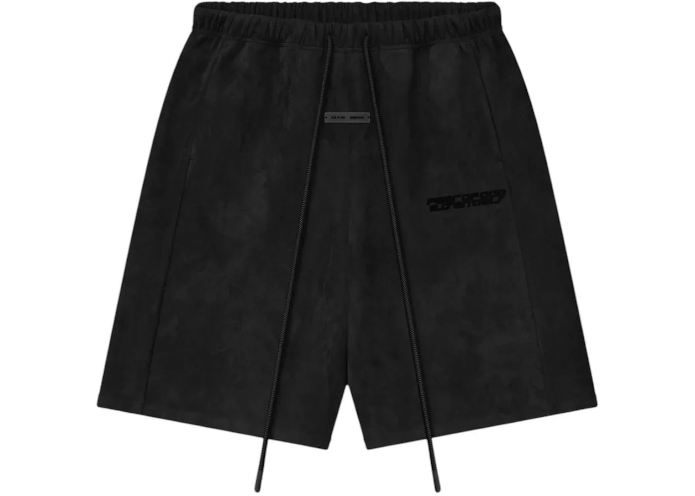 Fear of God Essentials Suede Fleece Relaxed Short Vintage Black