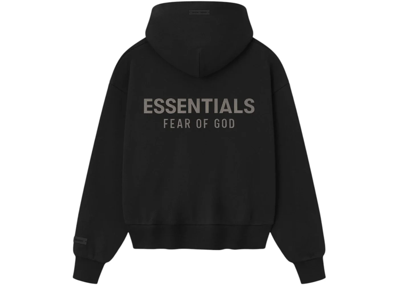 Fear of God Essentials Womens Classic Fleece Crewneck Jet Black