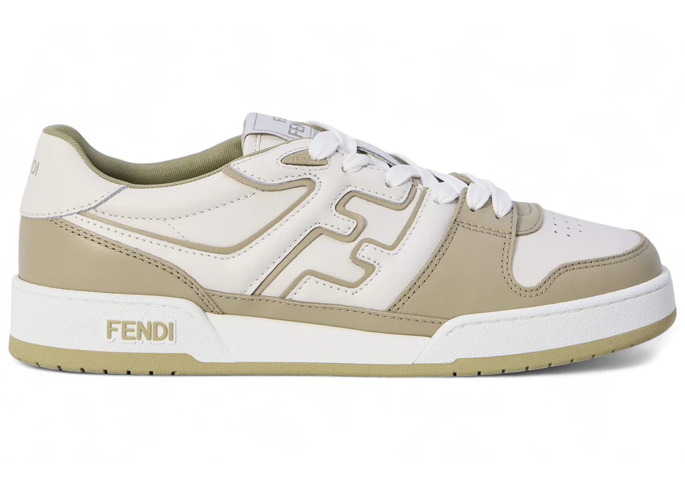 Fendi Match Low White Khaki