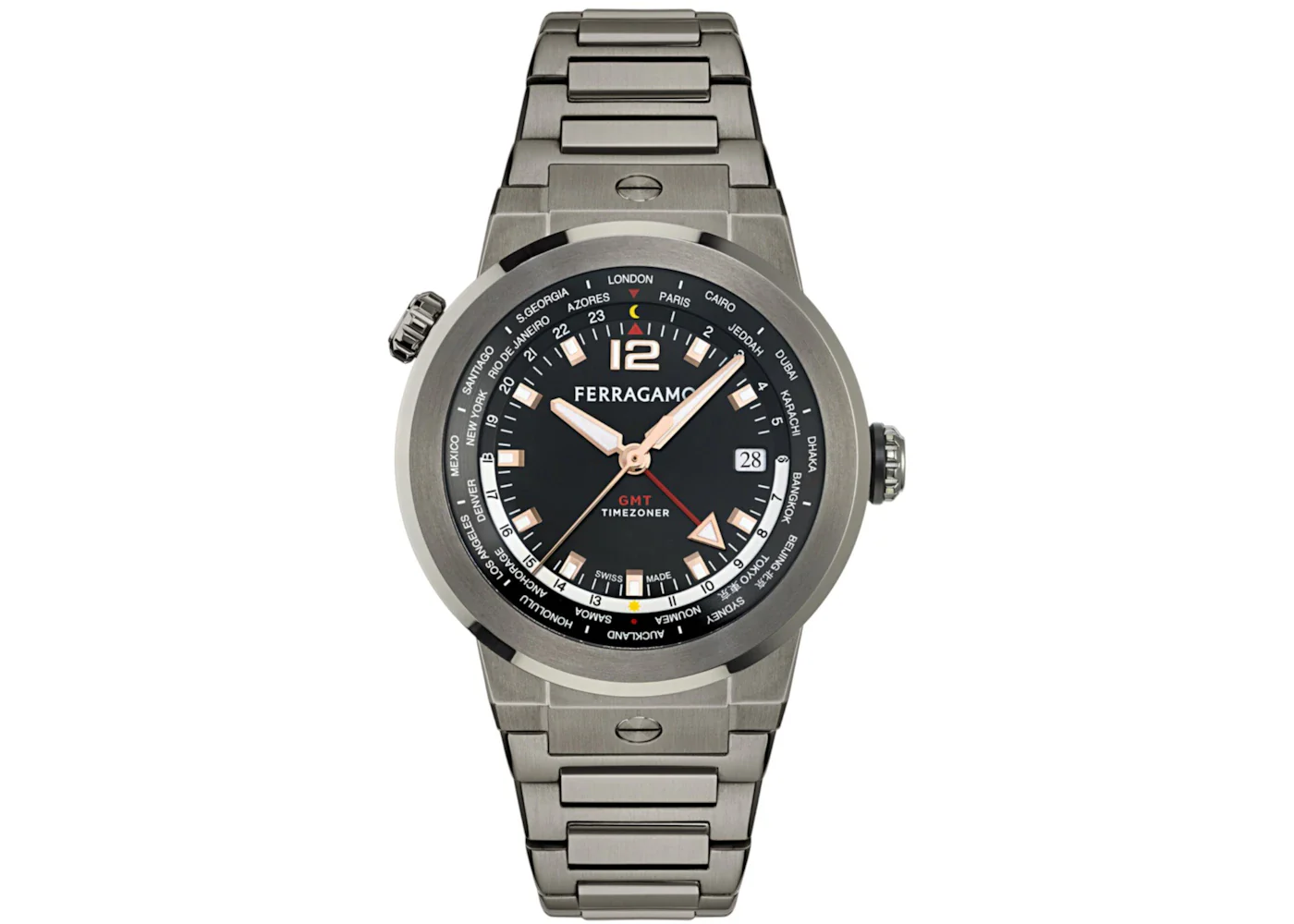 Ferragamo F-80 GMT Worldtime SFHA00624