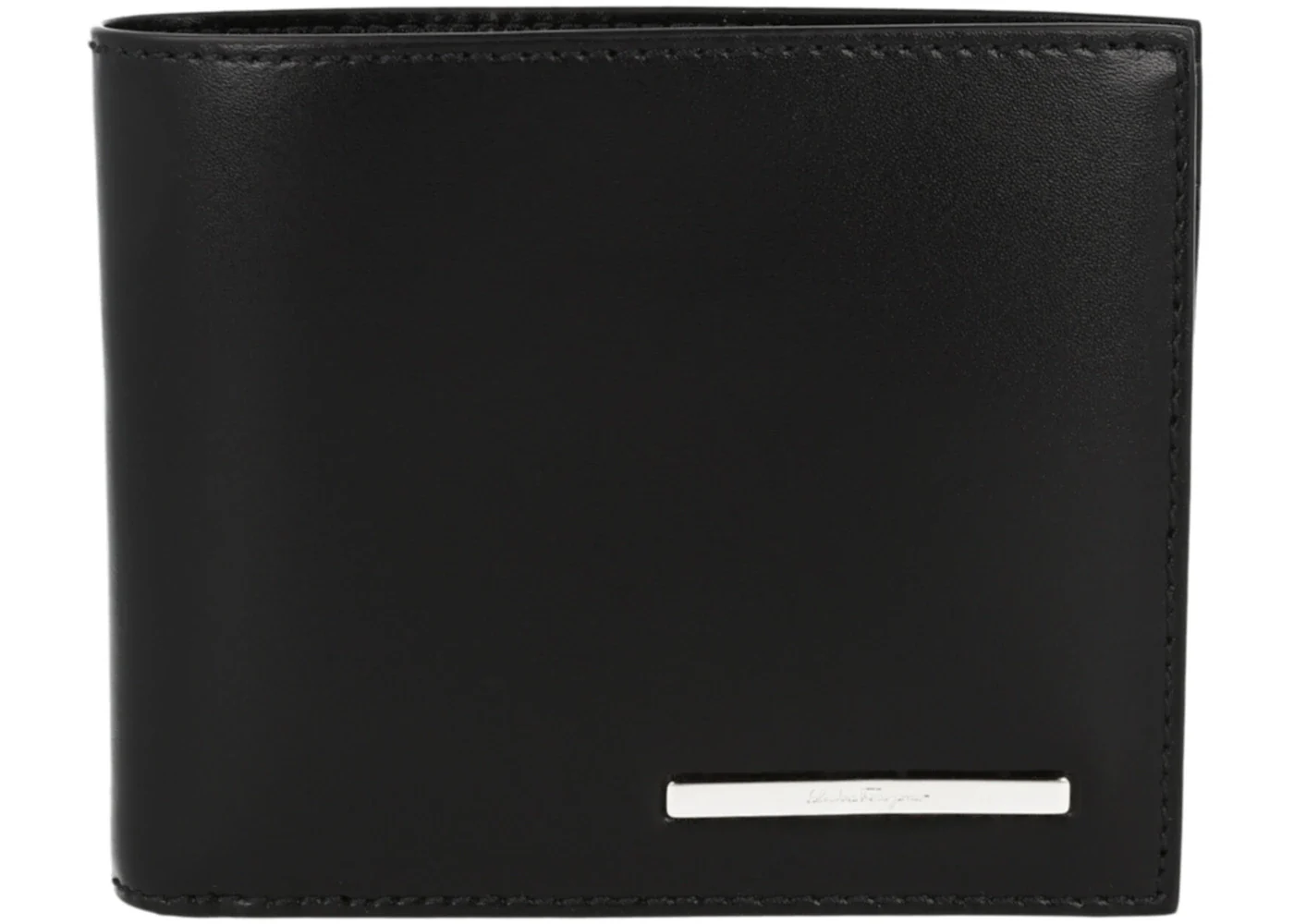 Ferragamo Leather Bifold Wallet Black