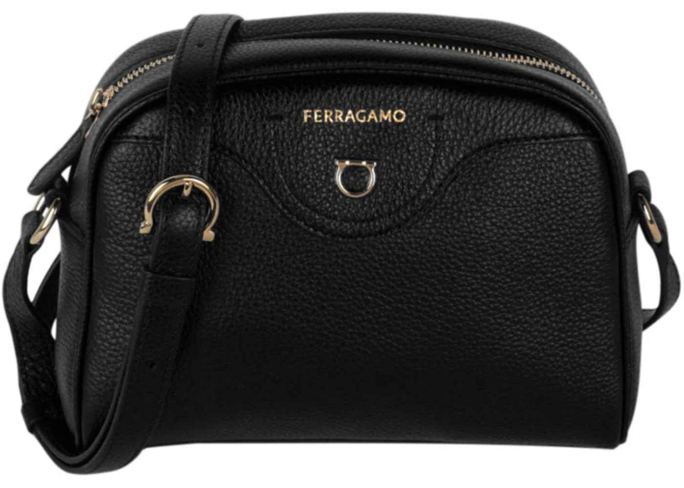Ferragamo Travel Camera Crossbody Black