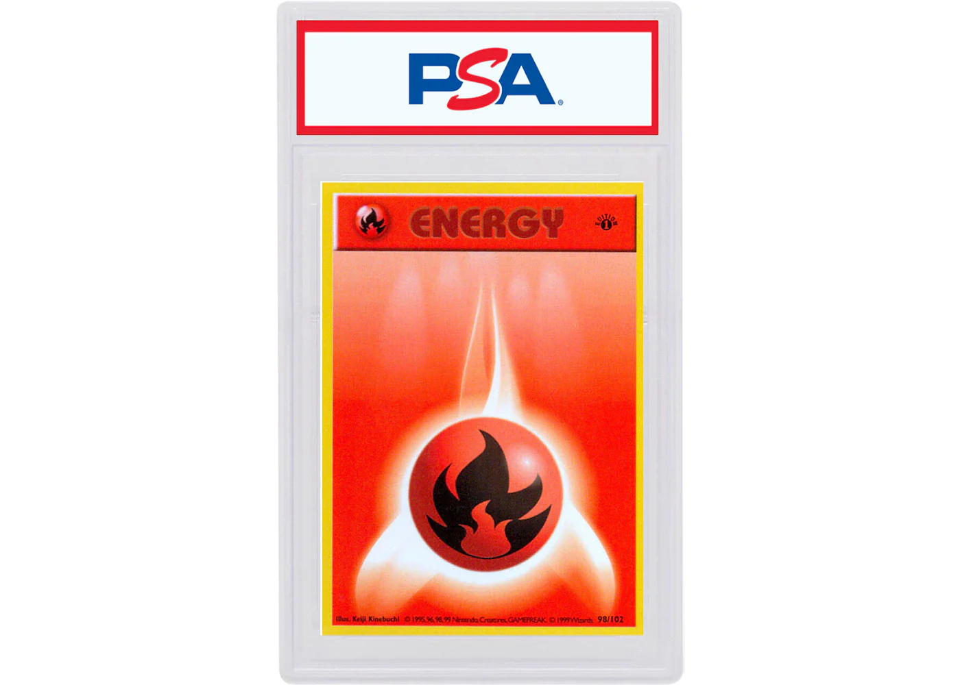 Fire Energy 1999 Pokemon TCG Base Set 1st Edition #98/102