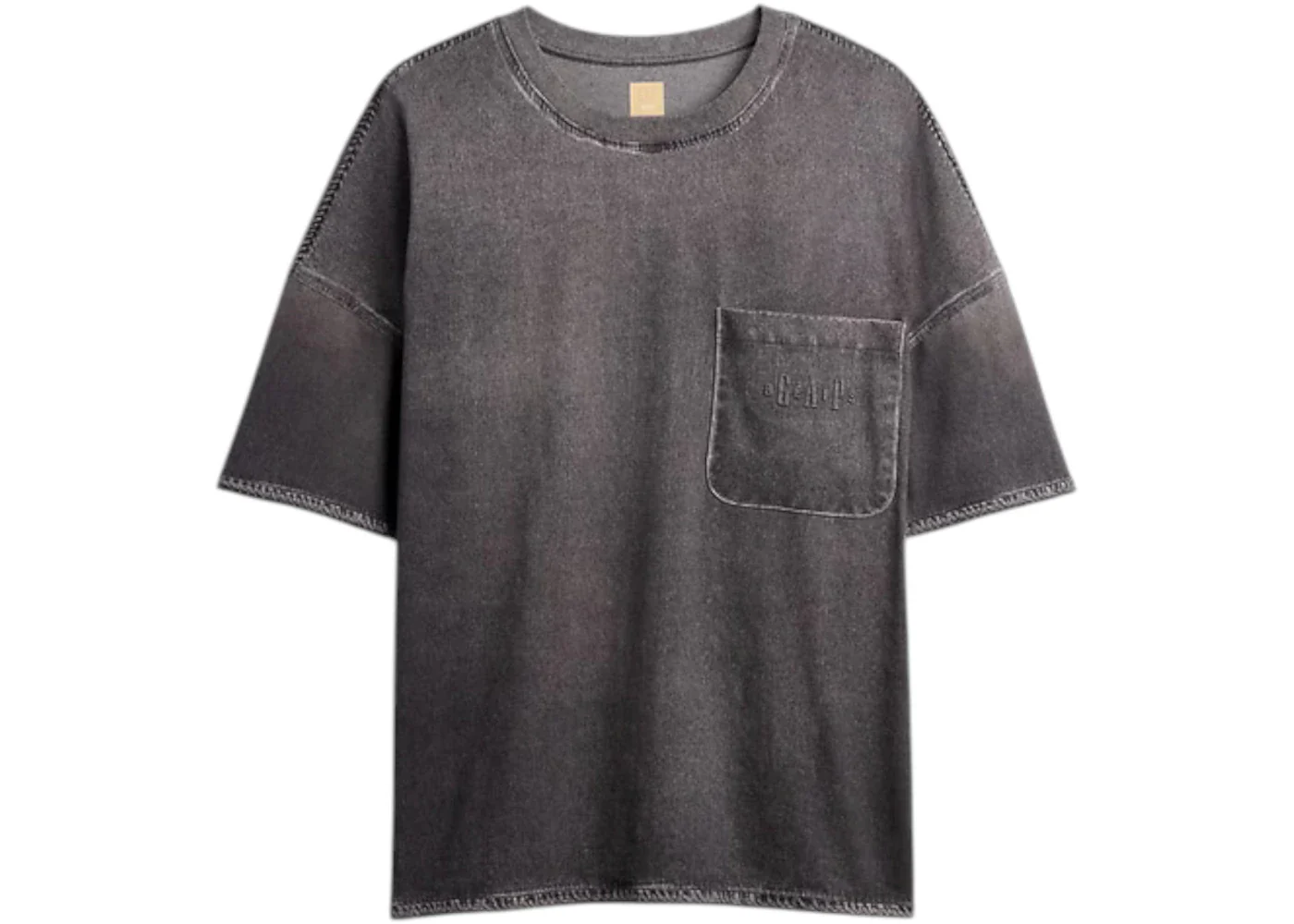 Gap x BEIS Knit Denim Pocket T-shirt Black