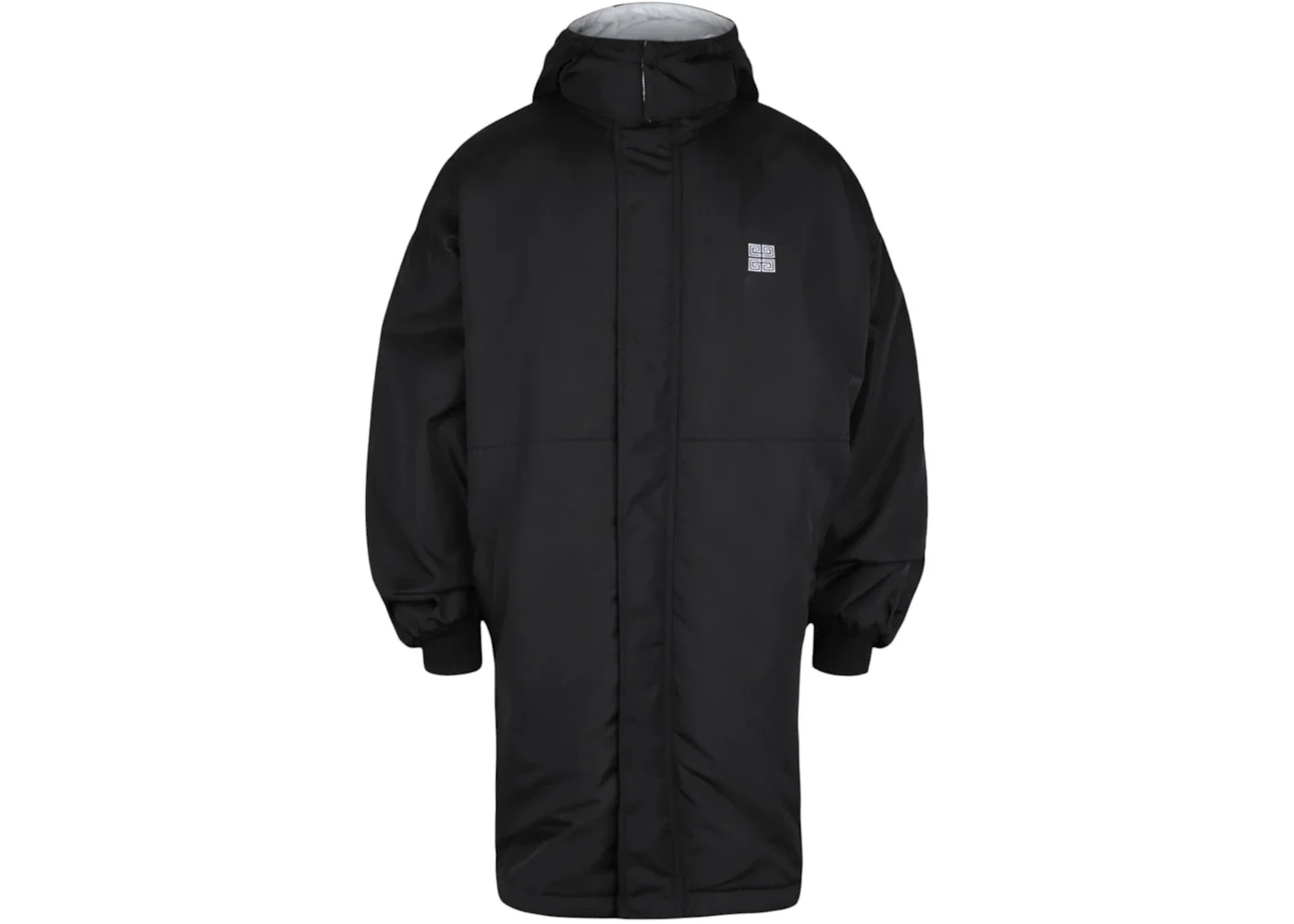 Givenchy Logo Football Parka Black
