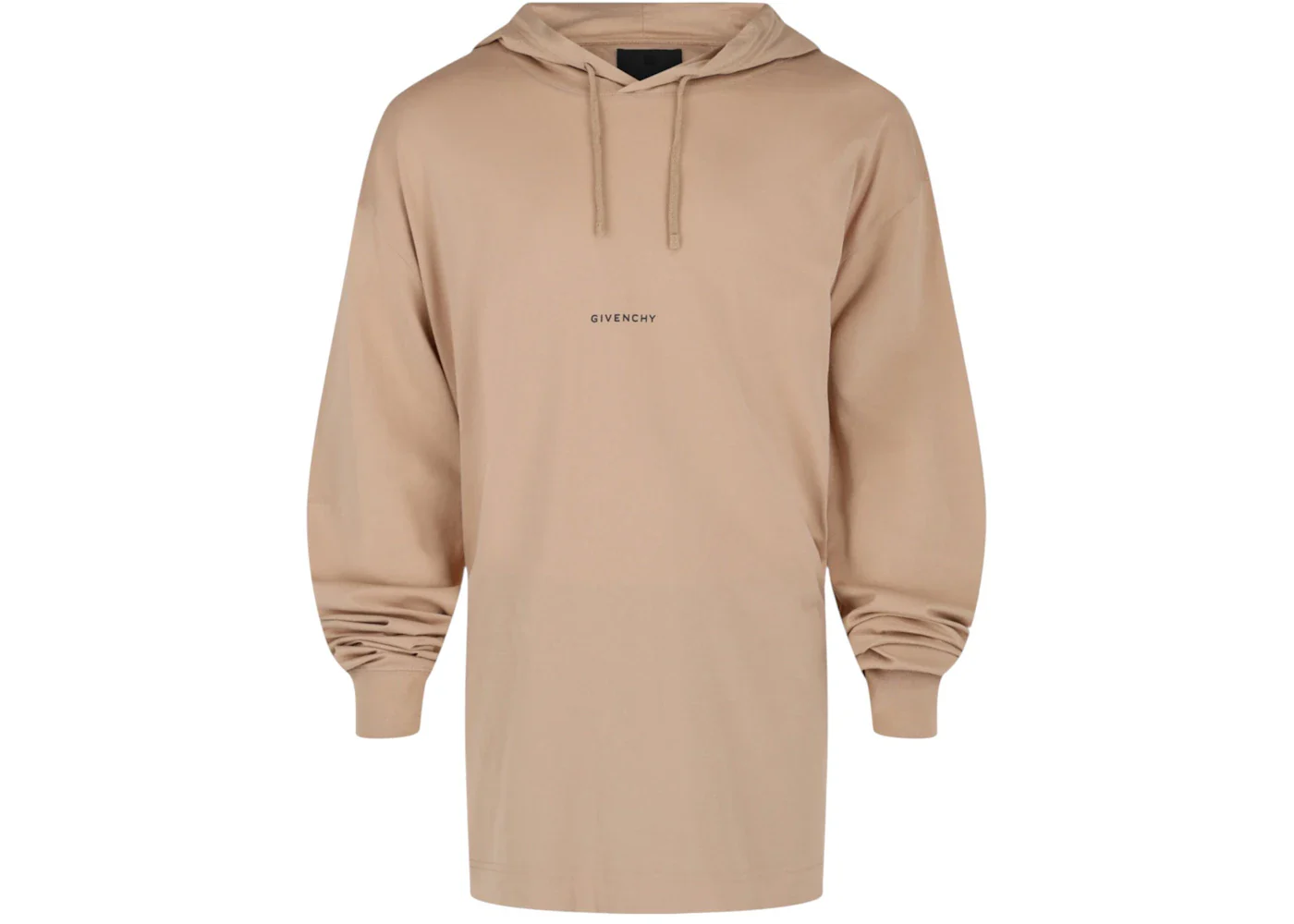 Givenchy Logo Printed Hoodie Beige Camel