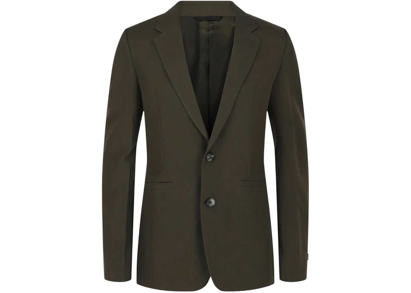 Givenchy Slim Fit Single-Breasted Blazer Khaki