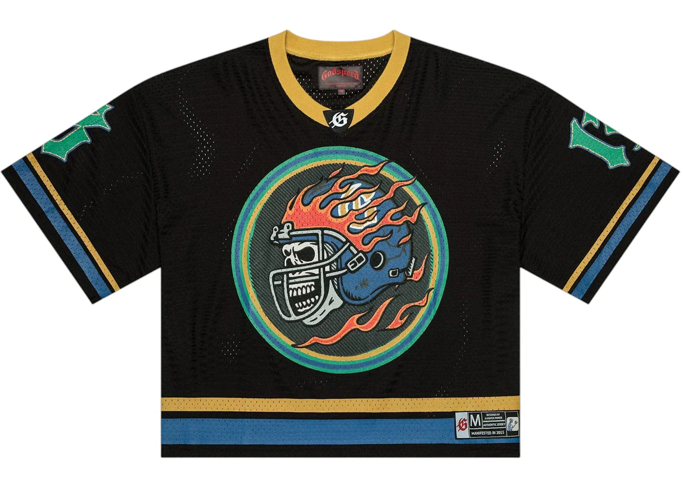 Godspeed First Down Jersey (FW25) Black/Yellow/Blue