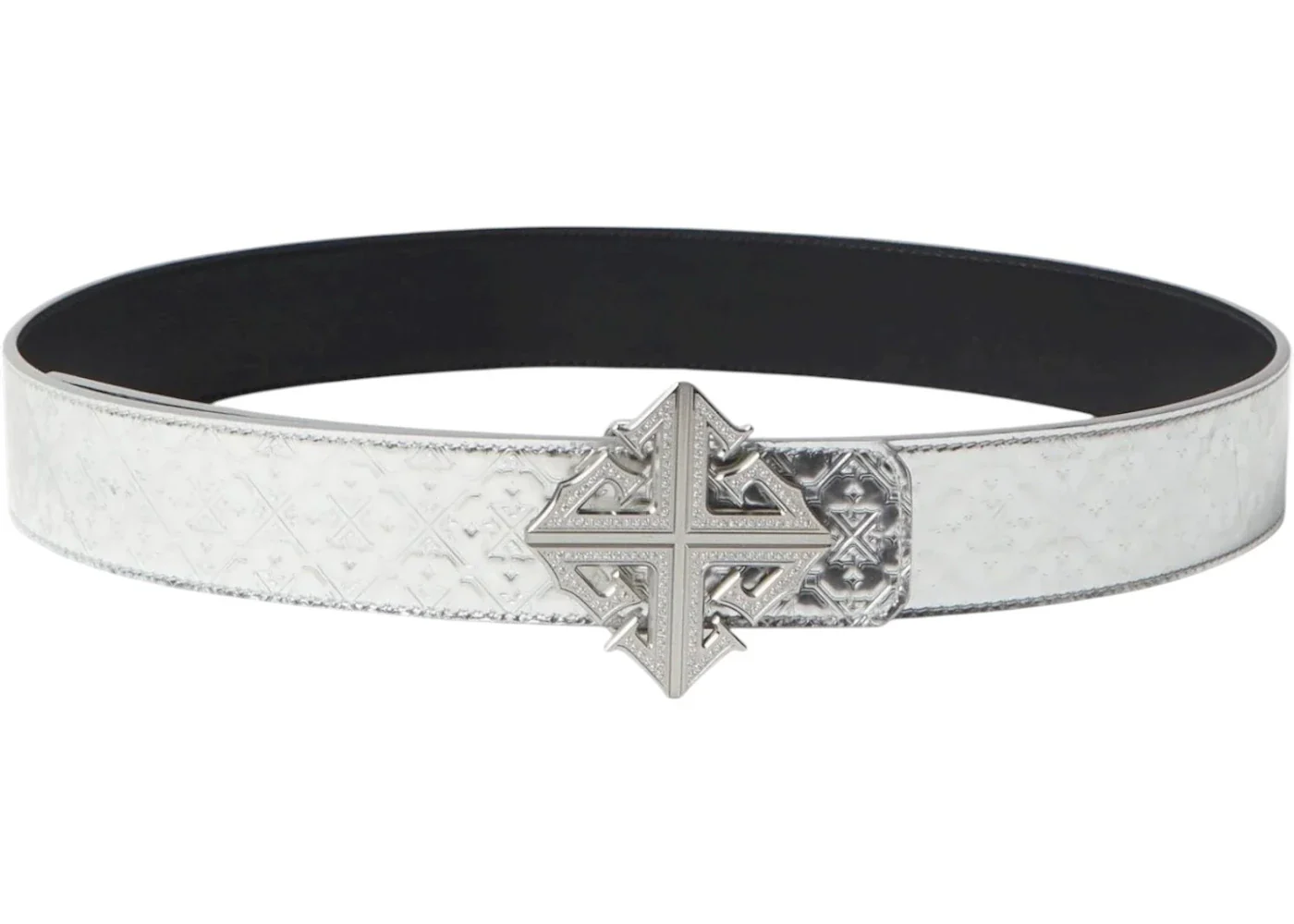 Guapi Leather Belt Chrome