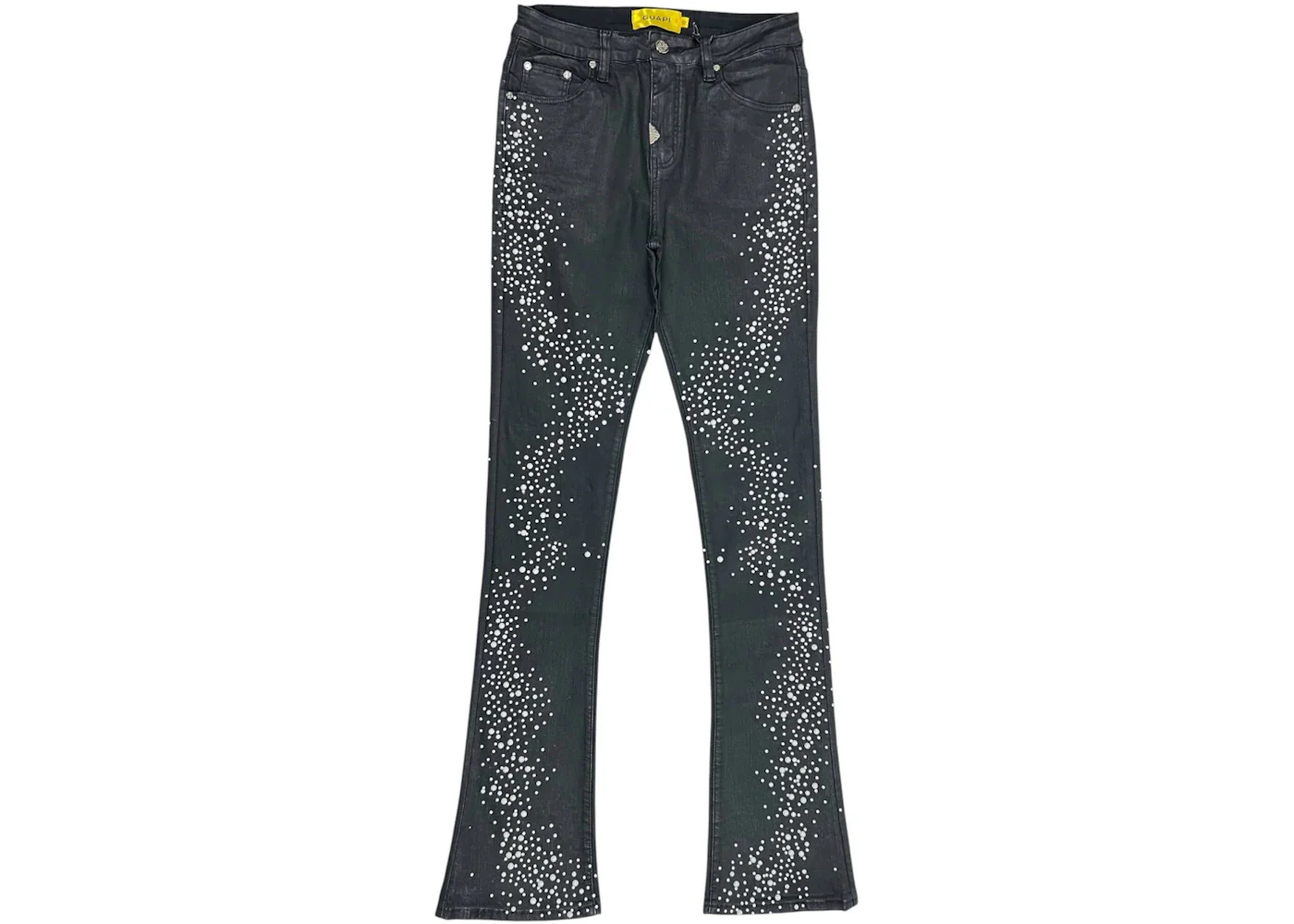 Guapi Pearls Denim Jean Obsidian Black
