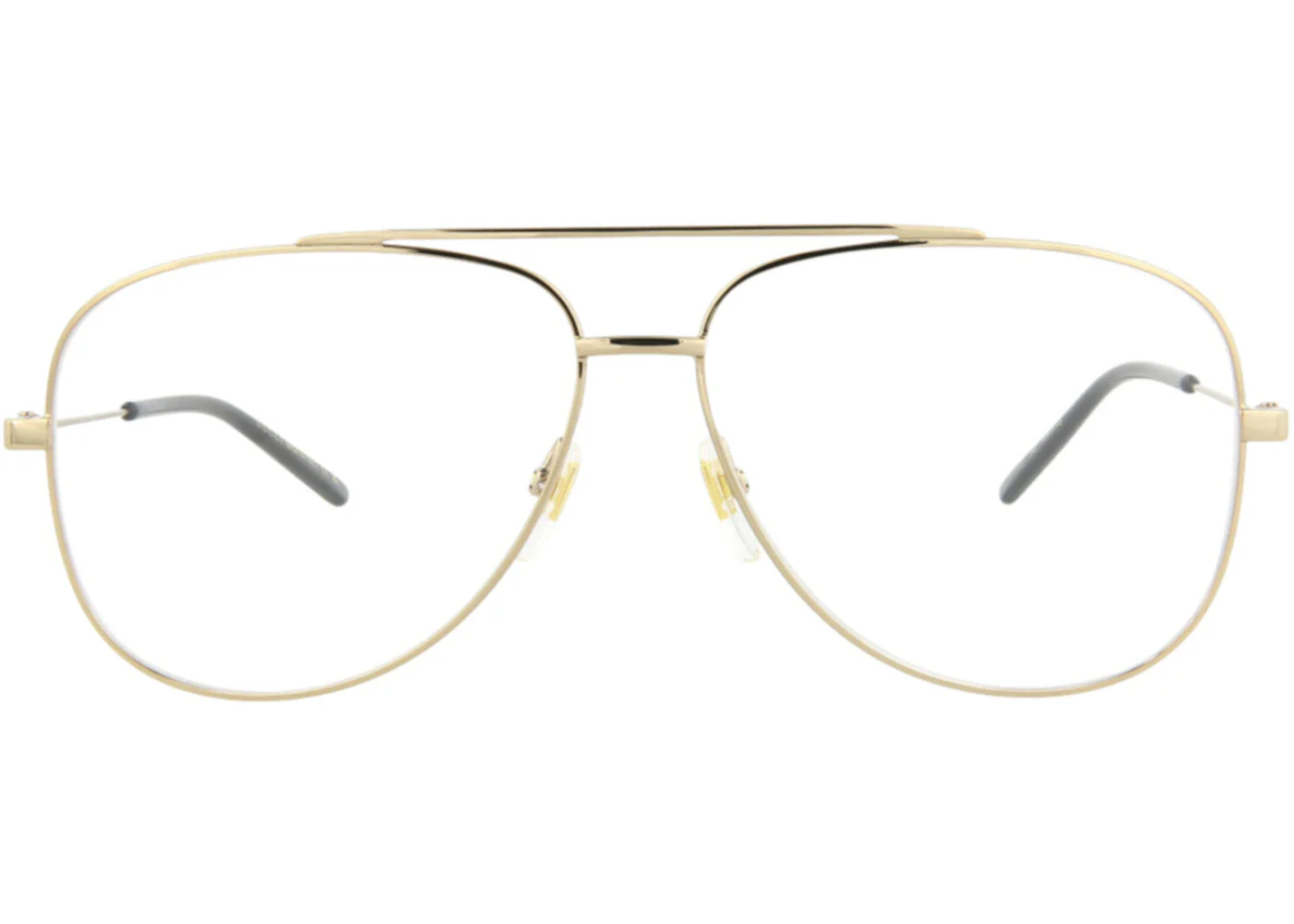 Gucci Aviator-Frame Metal Optical Frames Gold Gold Transparent (GG0442O-30006433-002)
