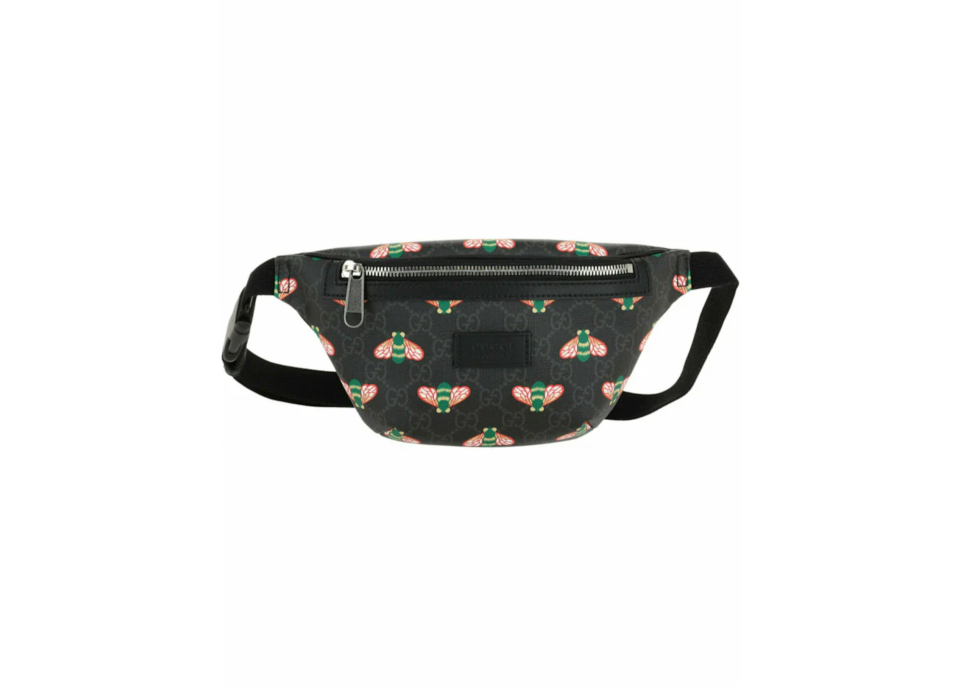 Gucci Bestiary Bees Belt Bag Black