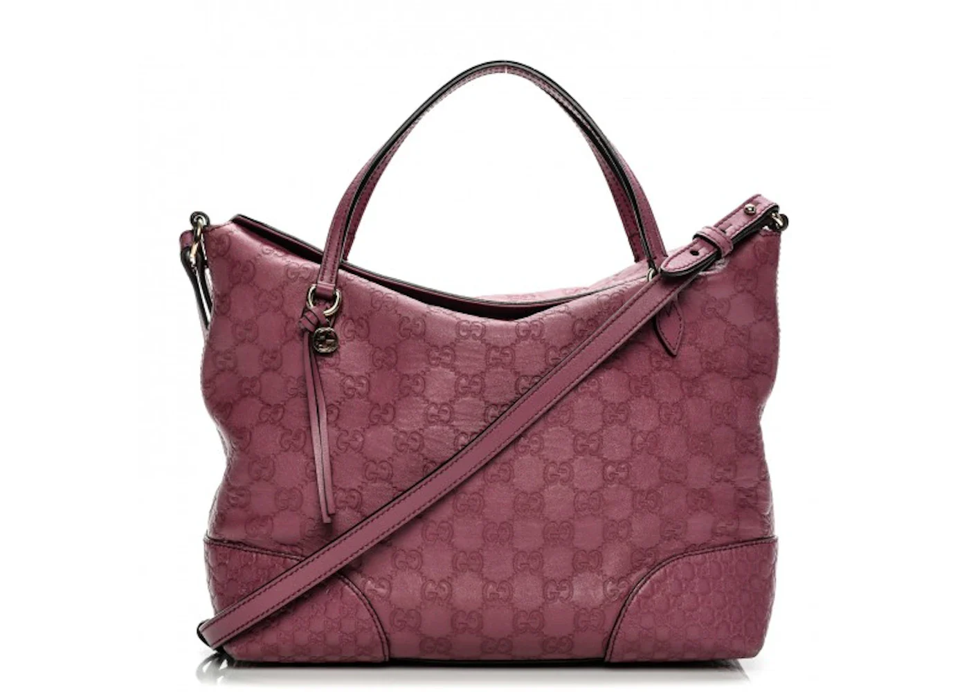 Gucci Bree Tote Guccissima Medium Peonia Pink