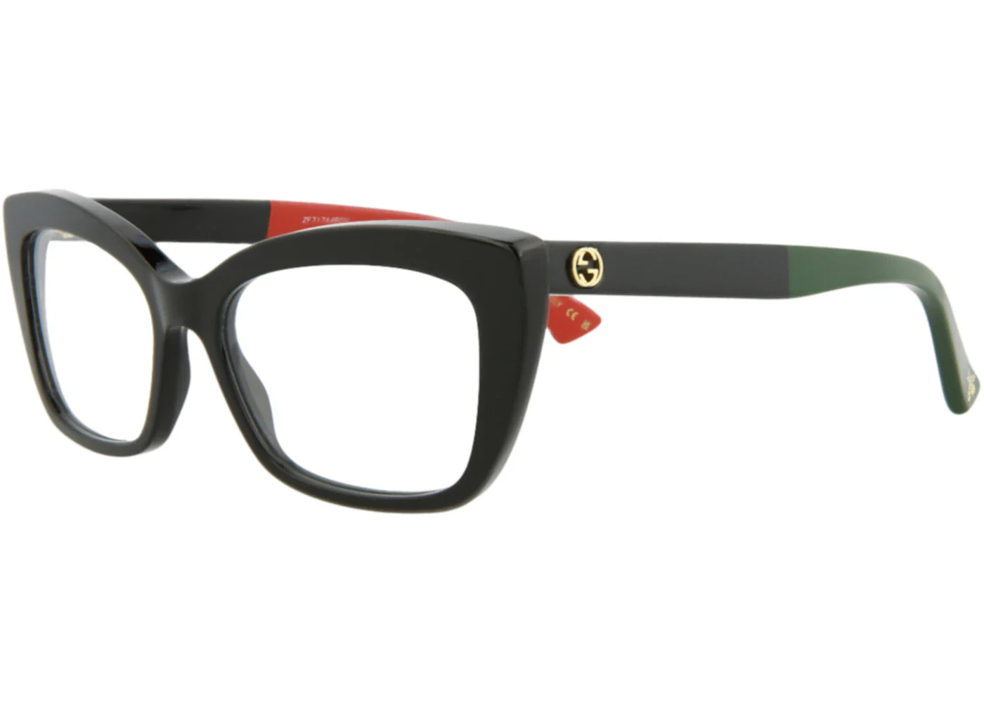 Gucci Cat Eye Eyeglasses Black/Black/Transparent (GG0165ON-30013218-006)