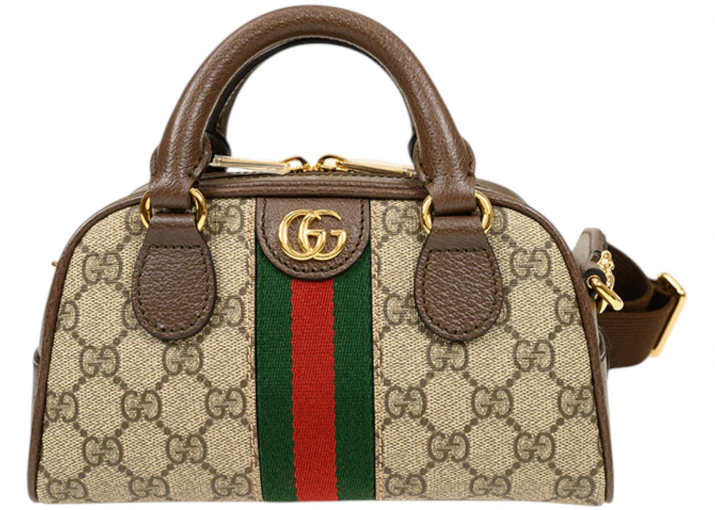 Gucci Ophidia GG Mini Top Handle Beige/Ebony