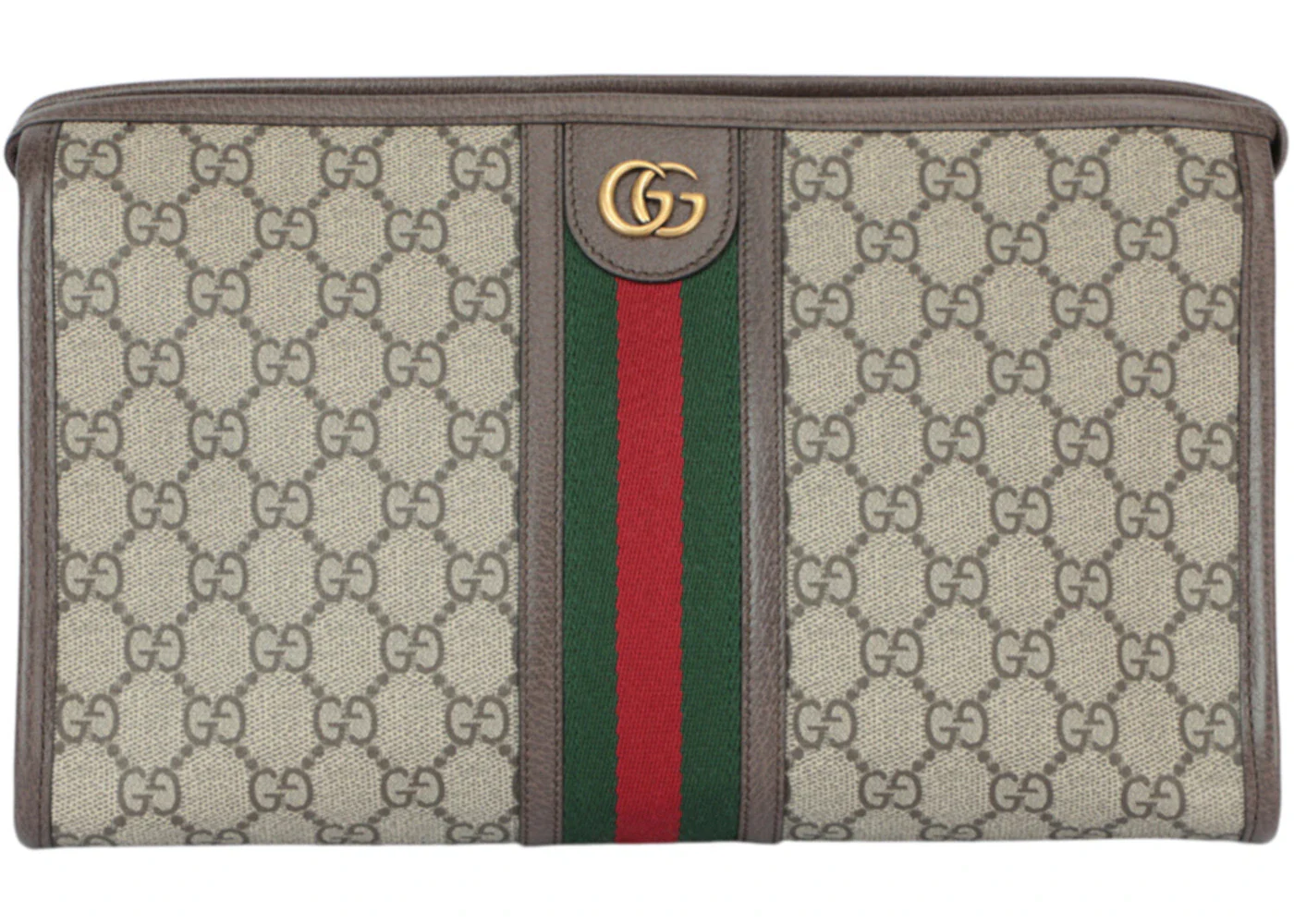 Gucci Ophidia Pouch Beige/Brown