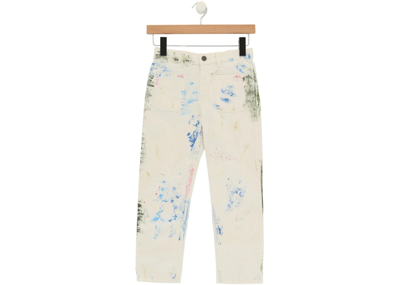 Gucci Paint Splatter Jeans White