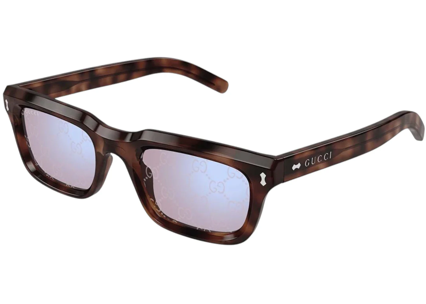 Gucci Rectangle Sunglasses Havana Violet (GG1524S-005-FR)