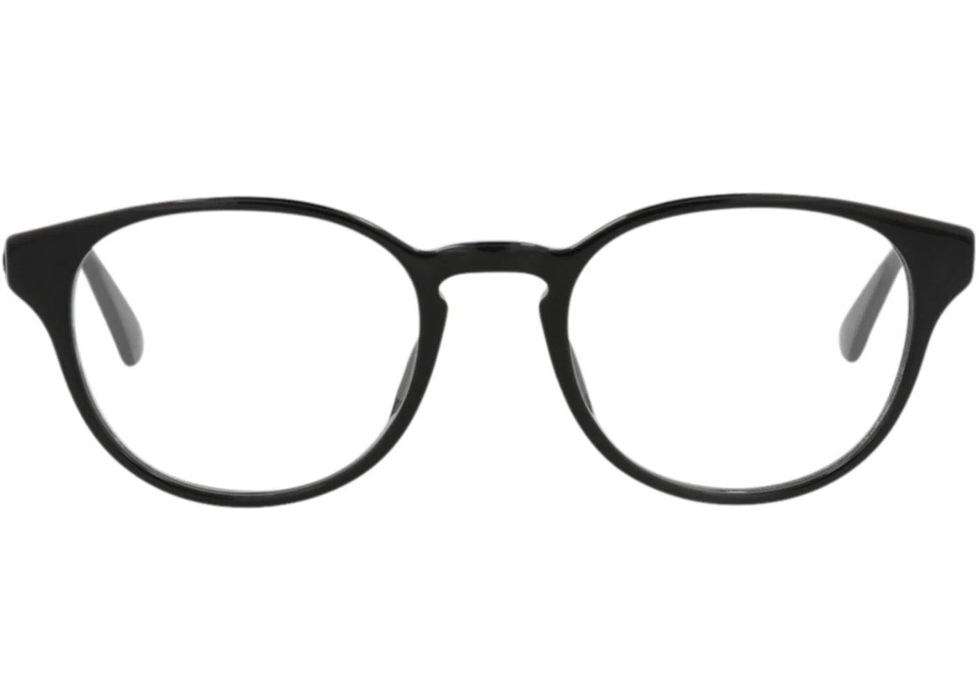 Gucci Round-Frame Acetate Optical Frames Black Black Transparent (GG0827O-30009496-001)