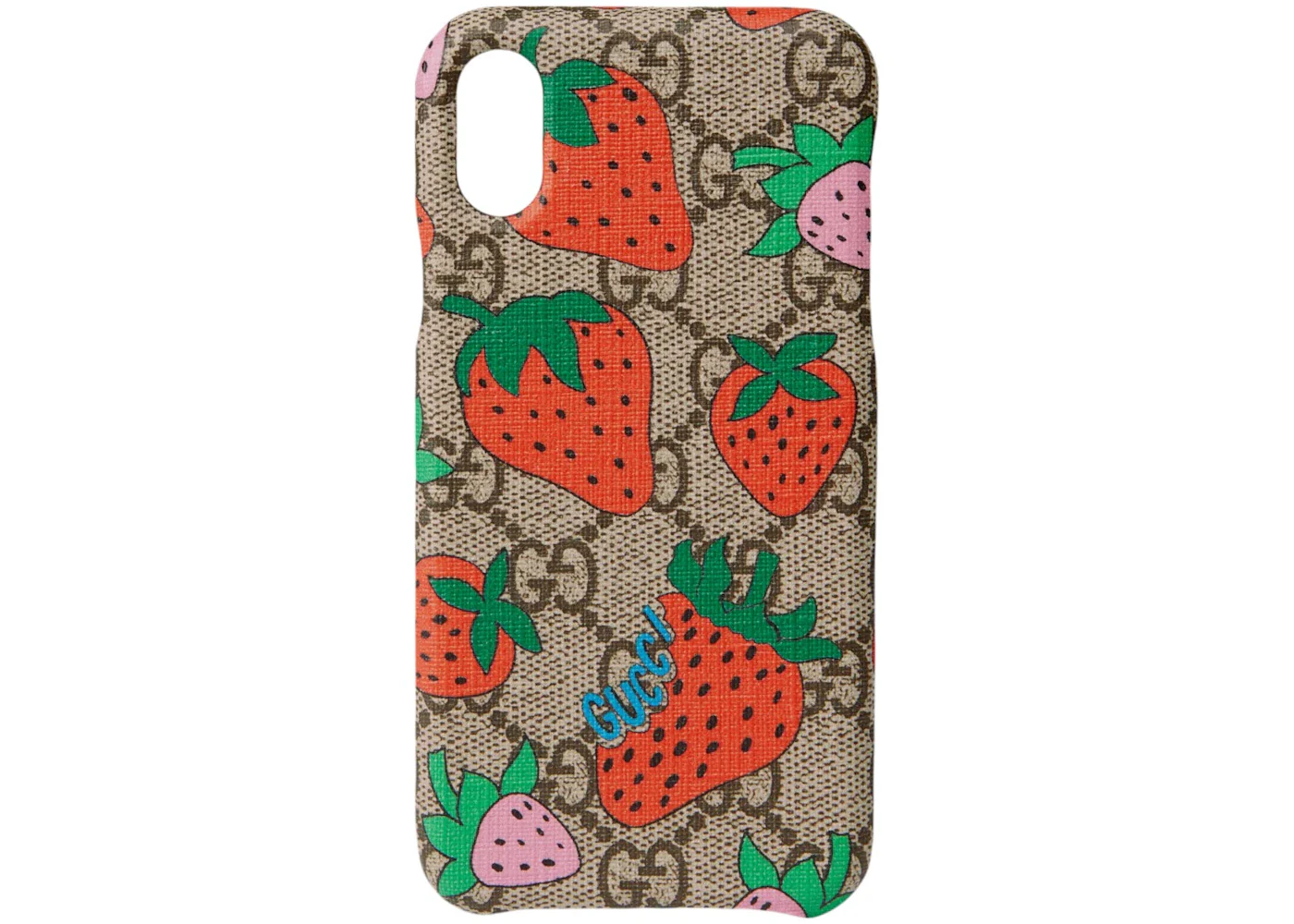Gucci Strawberry iPhone X/XS Case Beige
