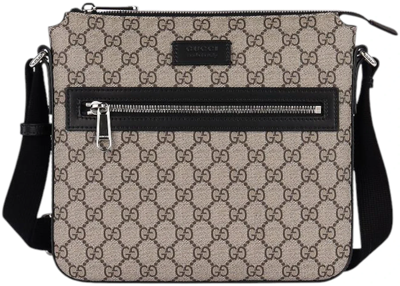 Gucci Supreme Messenger Crossbody Bag Beige