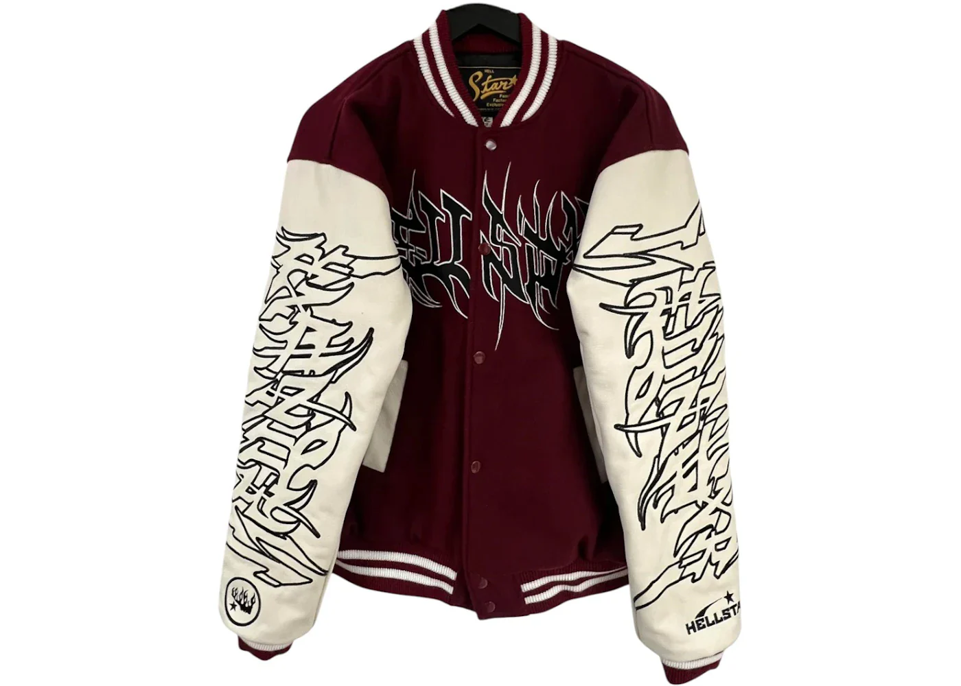 Hellstar Coexist Varsity Jacket Brown