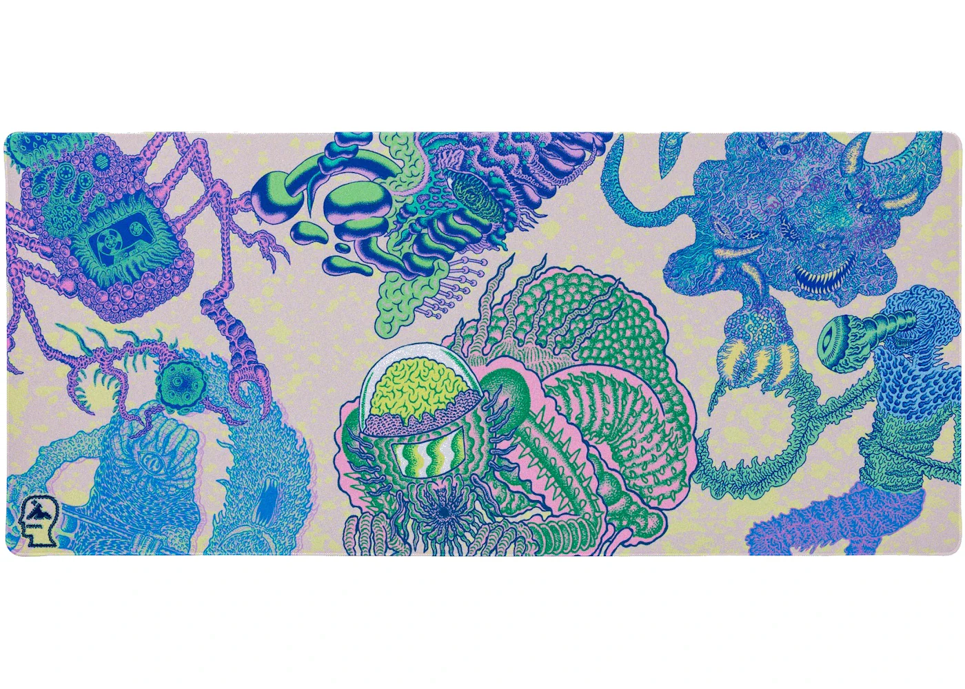 Higround x Brain Dead Mousepad Green/Yellow