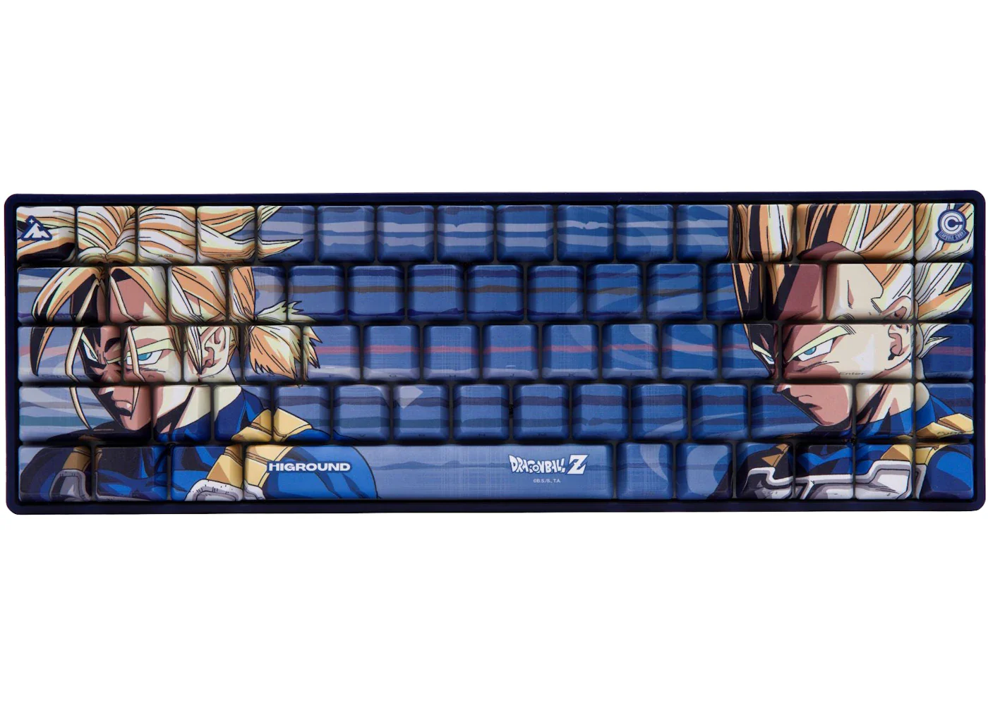 Higround x Dragon Ball Z Lineage Basecamp Keyboard Blue/Yellow