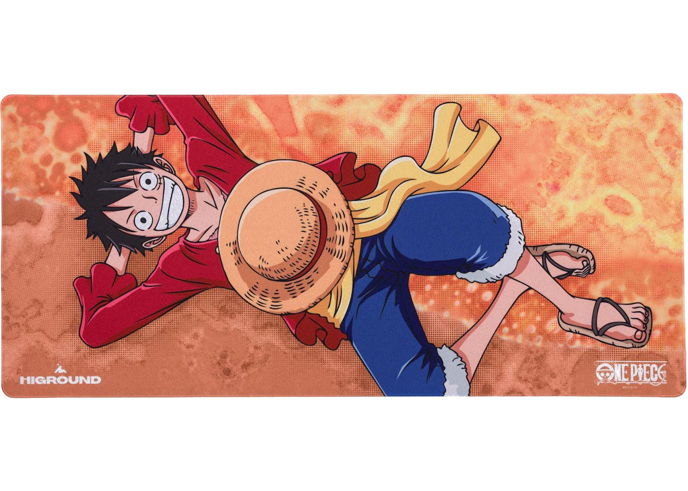 Higround x One Piece Luffy Beach Mousepad Mousepad Orange/Red