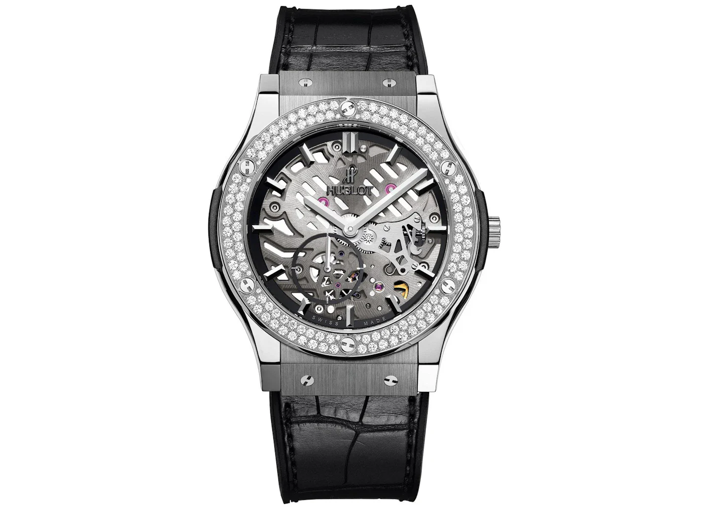 Hublot Classic Fusion Classico Ultra-Thin Titanium Diamonds 515.NX.0170.LR.1104
