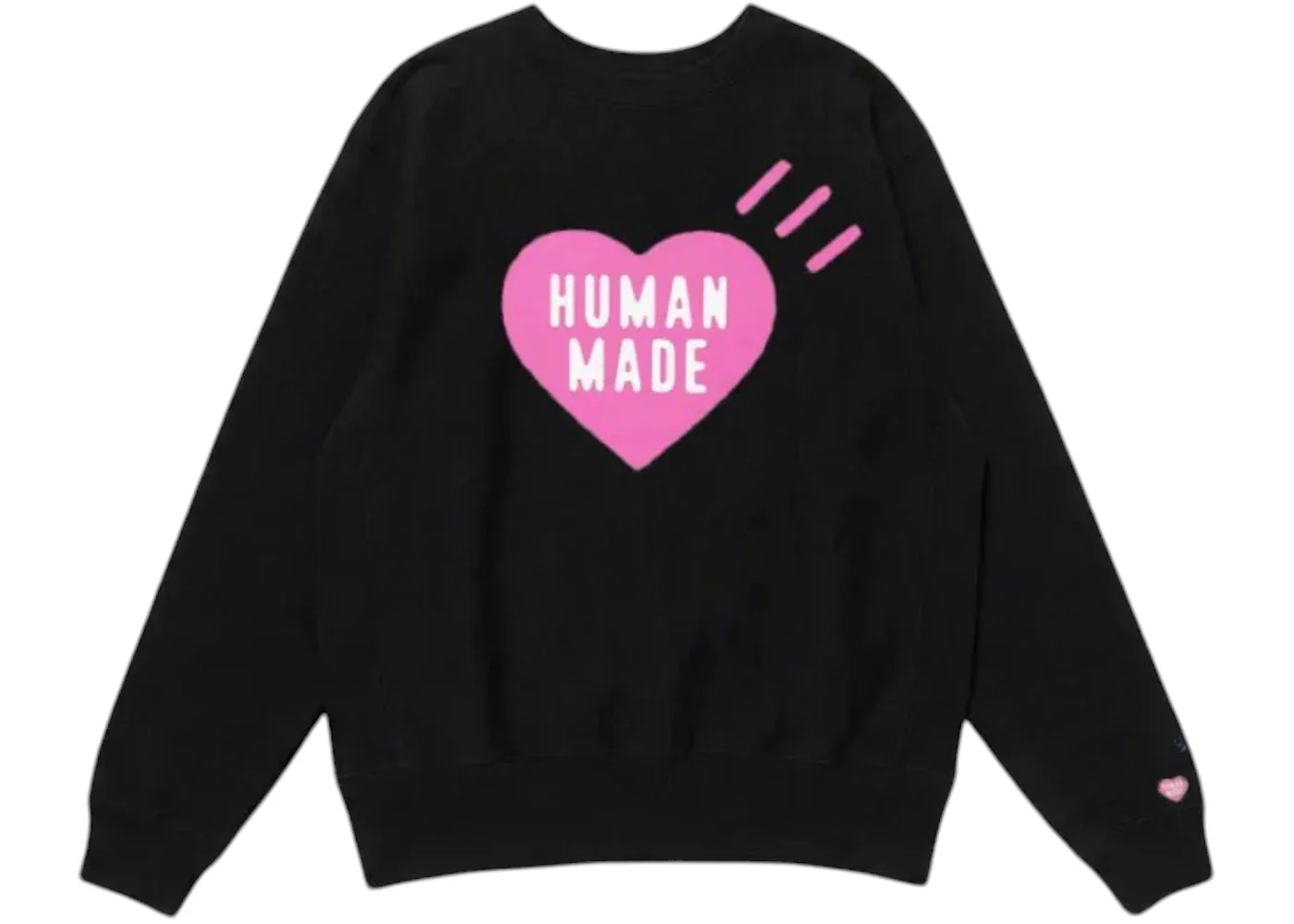 Human Made Stores Exclusive Heart Harajuku Sweatshirt Black